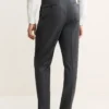 Pantalon de costume 100 % flanelle de laine vierge italienne Pantalon de costume 100 % flanelle de laine vierge italienne