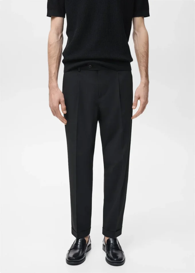 Pantalon de costume Boston coupe classique Pantalon de costume Boston coupe classique