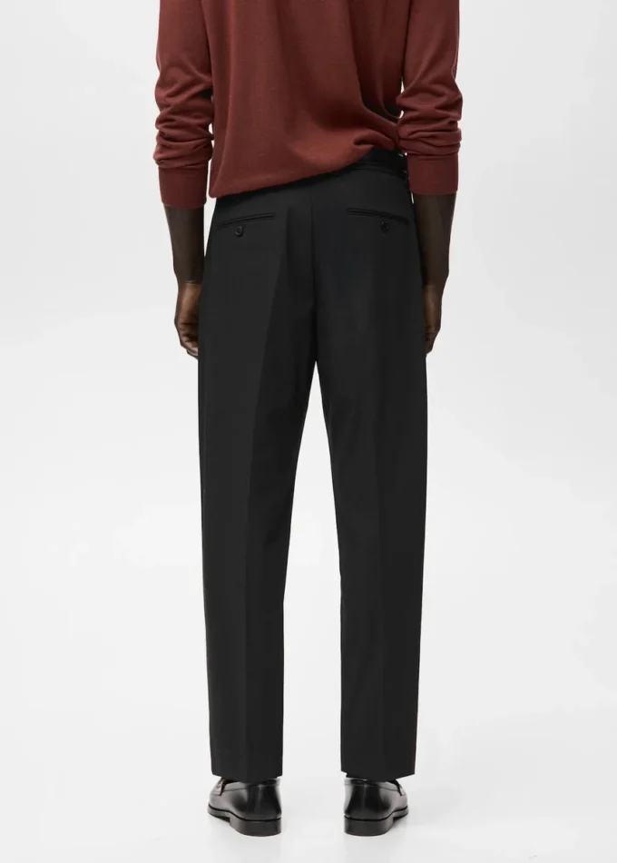 Pantalon de costume Boston coupe classique Pantalon de costume Boston coupe classique