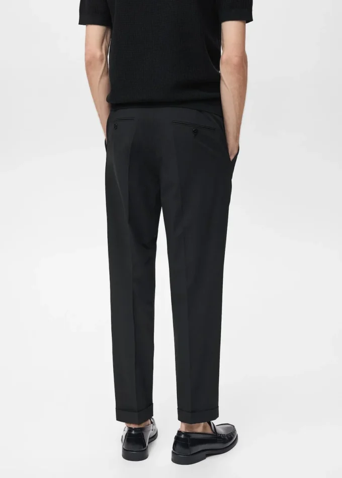 Pantalon de costume Boston coupe classique Pantalon de costume Boston coupe classique