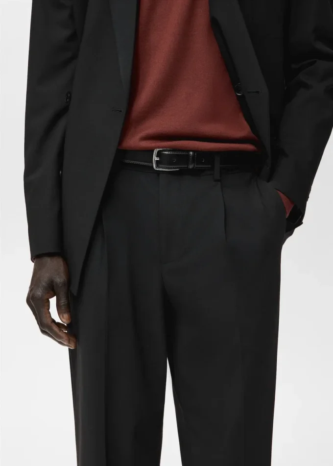 Pantalon de costume Boston coupe classique Pantalon de costume Boston coupe classique