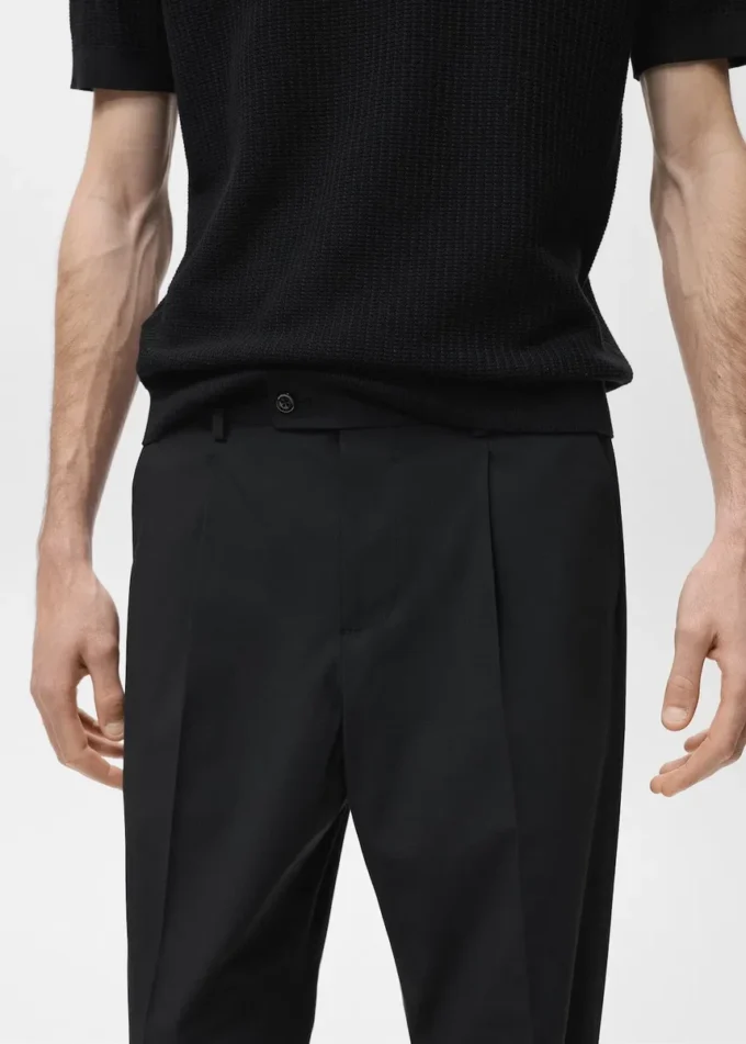 Pantalon de costume Boston coupe classique Pantalon de costume Boston coupe classique