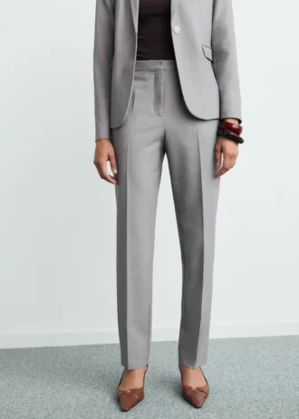 Pantalon de costume droit