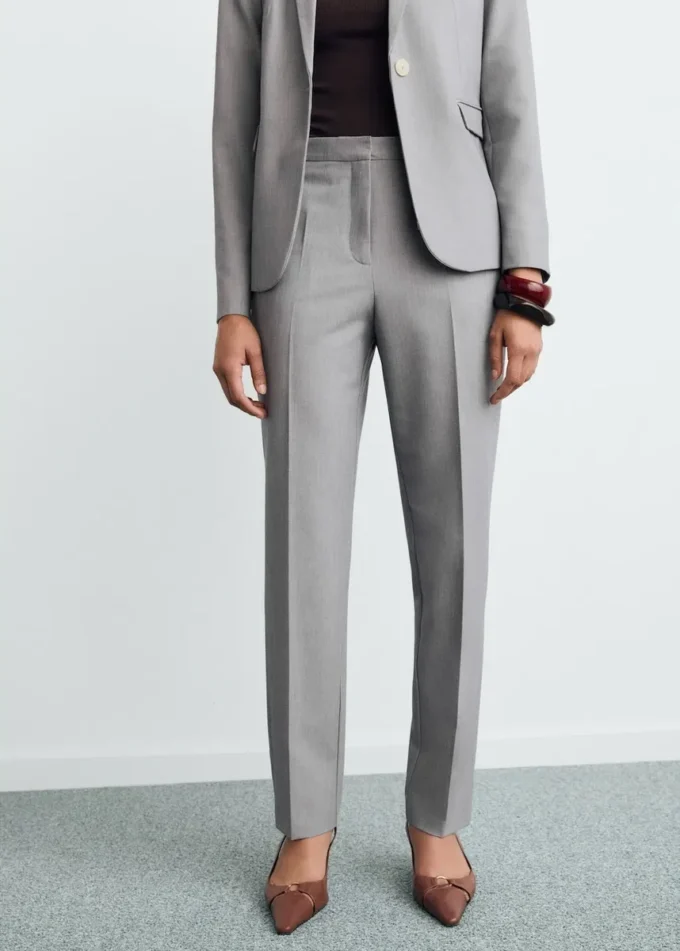 Pantalon de costume droit Pantalon de costume droit