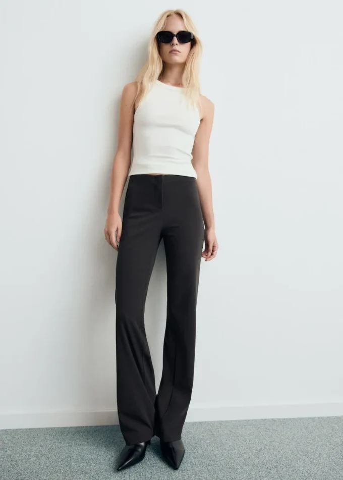 Pantalon de costume droit sans coutures Pantalon de costume droit sans coutures