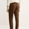 Pantalon de costume en flanelle de laine italienne Pantalon de costume en flanelle de laine italienne