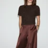 Pantalon de costume en satin Pantalon de costume en satin