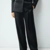 Pantalon de costume en satin Pantalon de costume en satin