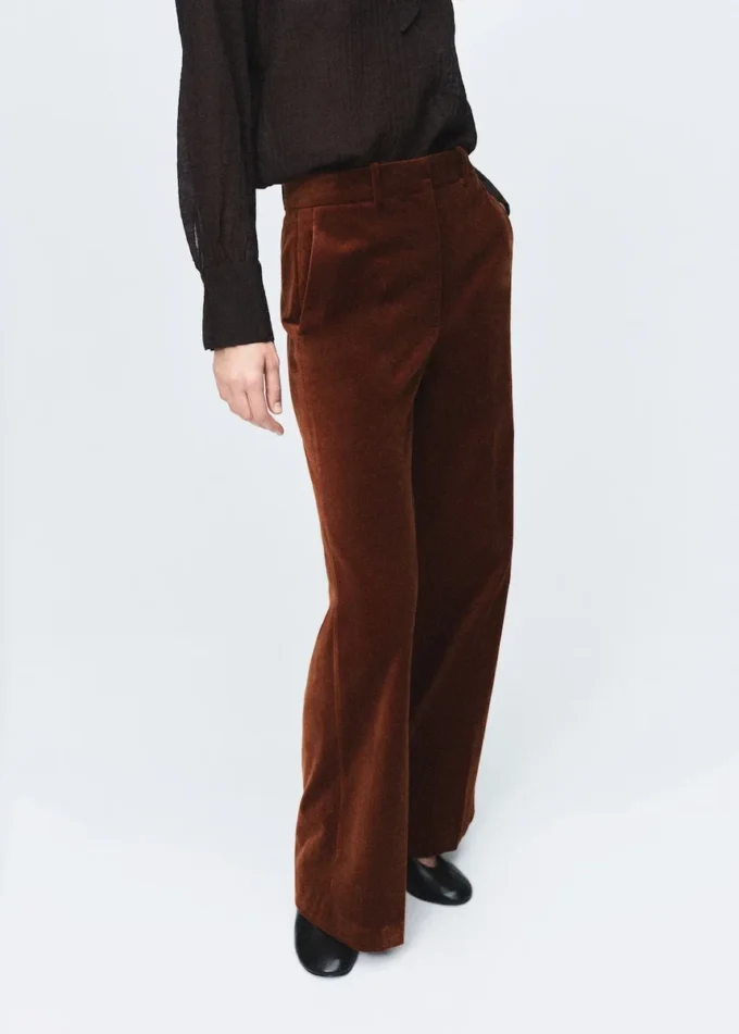 Pantalon de costume en velours Pantalon de costume en velours