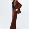 Pantalon de costume en velours Pantalon de costume en velours
