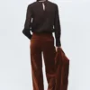 Pantalon de costume en velours Pantalon de costume en velours