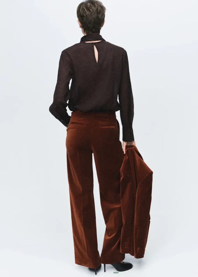 Pantalon de costume en velours Pantalon de costume en velours