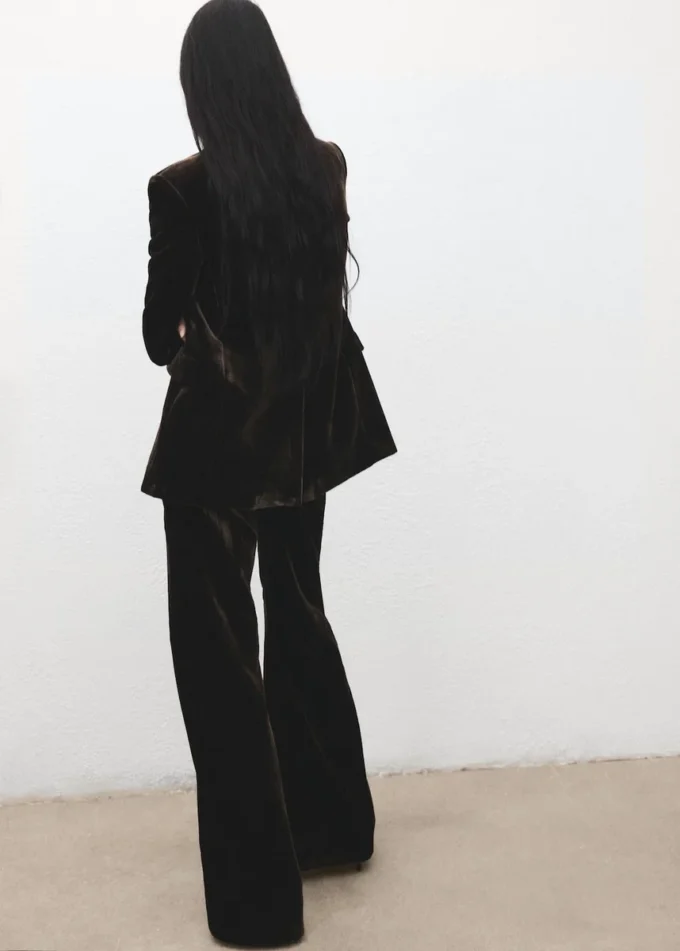 Pantalon de costume en velours Pantalon de costume en velours