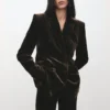 Pantalon de costume en velours Pantalon de costume en velours