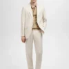 Pantalon de costume slim 100 % lin Amalfi Pantalon de costume slim 100 % lin Amalfi