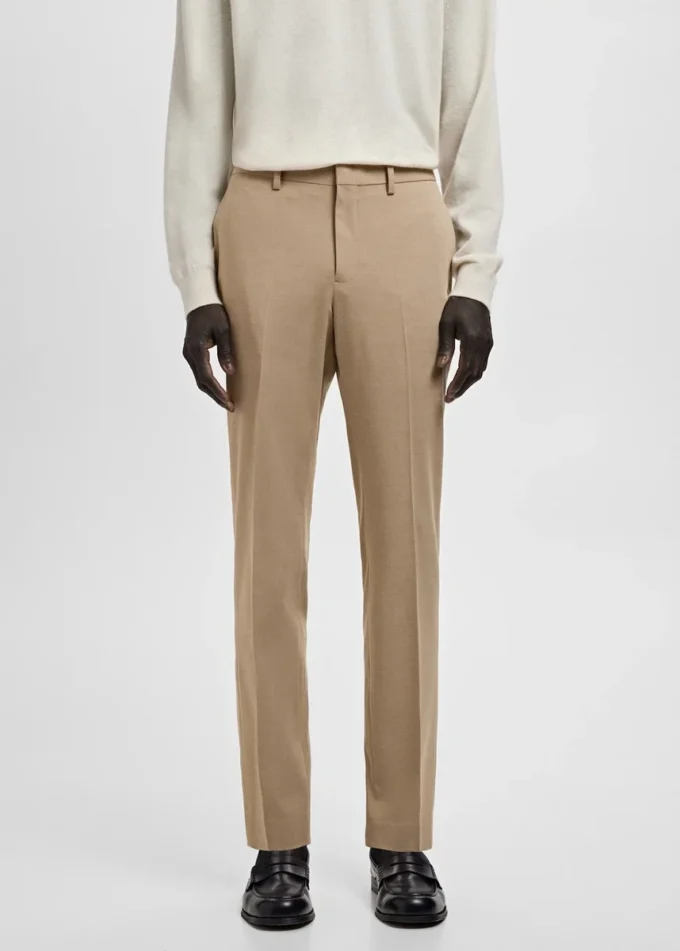 Pantalon de costume super slim-fit en tissu stretch Pantalon de costume super slim-fit en tissu stretch