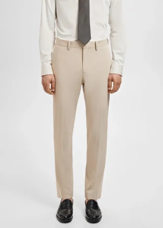 Pantalon de costume super slim-fit en tissu stretch Pantalon de costume super slim-fit en tissu stretch