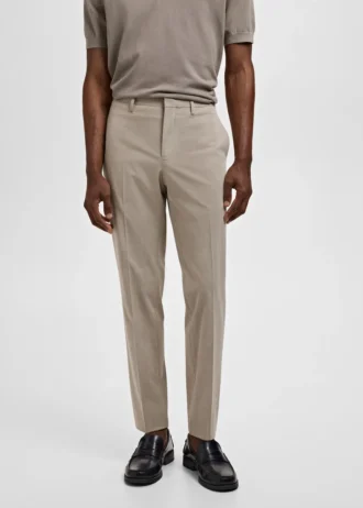 Pantalon de costume super slim-fit en tissu stretch Pantalon de costume super slim-fit en tissu stretch