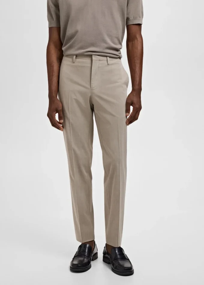 Pantalon de costume super slim-fit en tissu stretch Pantalon de costume super slim-fit en tissu stretch