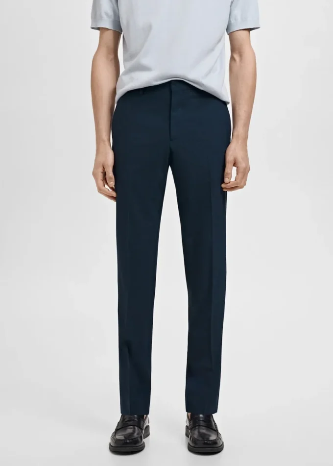 Pantalon de costume super slim-fit en tissu stretch Pantalon de costume super slim-fit en tissu stretch