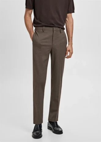 Pantalon de costume super slim-fit en tissu stretch Pantalon de costume super slim-fit en tissu stretch