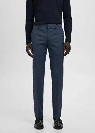 Pantalon de costume super slim-fit en tissu stretch