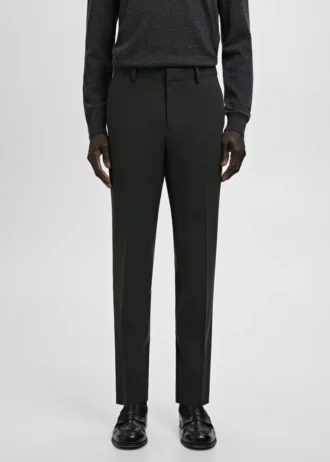 Pantalon de costume super slim-fit en tissu stretch