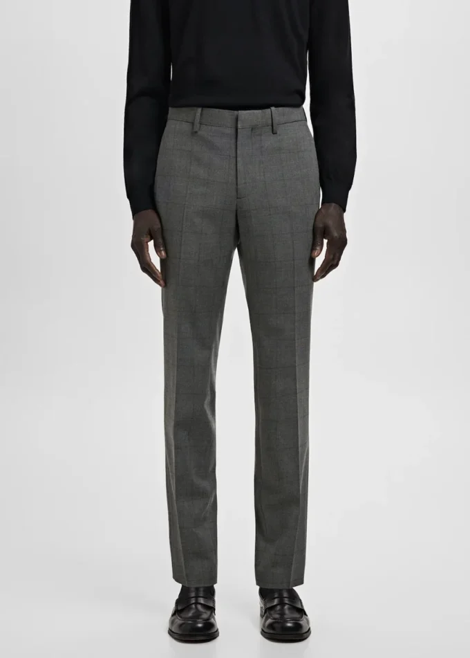 Pantalon de costume super slim-fit en tissu stretch Pantalon de costume super slim-fit en tissu stretch