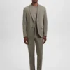 Pantalon de costume super slim-fit en tissu stretch Pantalon de costume super slim-fit en tissu stretch