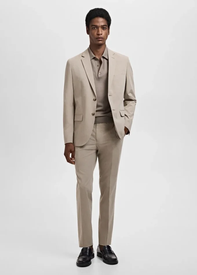 Pantalon de costume super slim-fit en tissu stretch Pantalon de costume super slim-fit en tissu stretch
