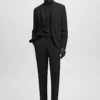 Pantalon de costume super slim-fit en tissu stretch