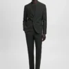 Pantalon de costume super slim-fit en tissu stretch