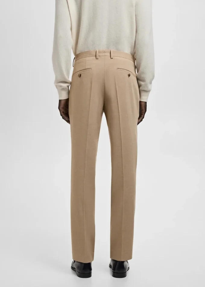 Pantalon de costume super slim-fit en tissu stretch Pantalon de costume super slim-fit en tissu stretch