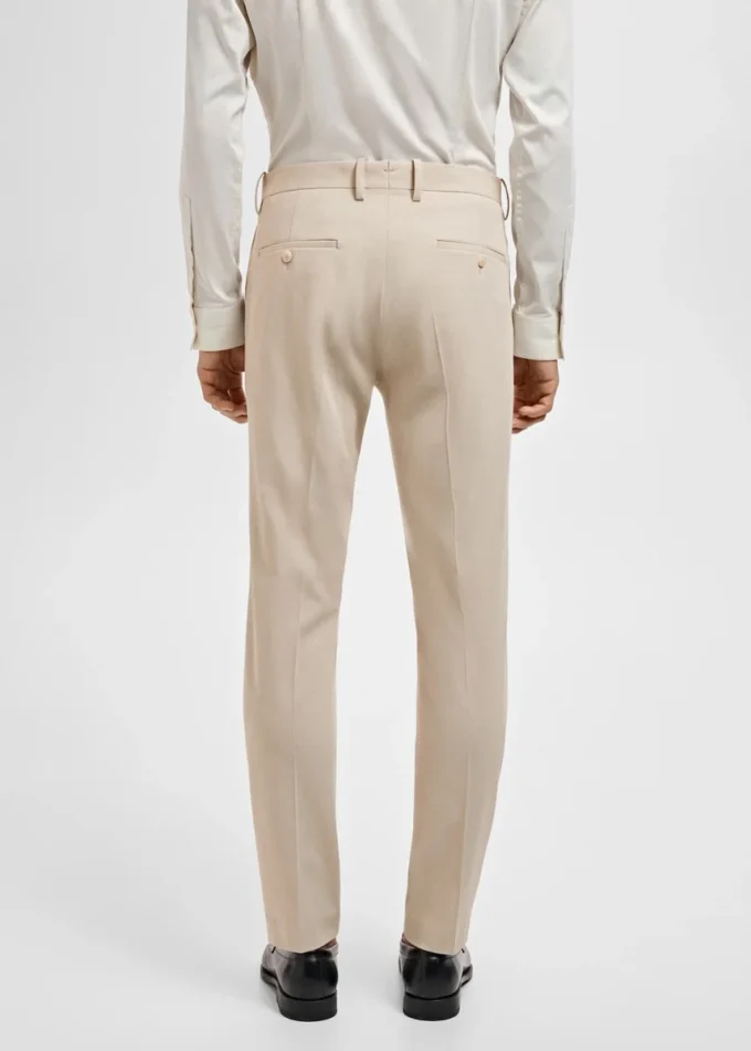 Pantalon de costume super slim-fit en tissu stretch Pantalon de costume super slim-fit en tissu stretch