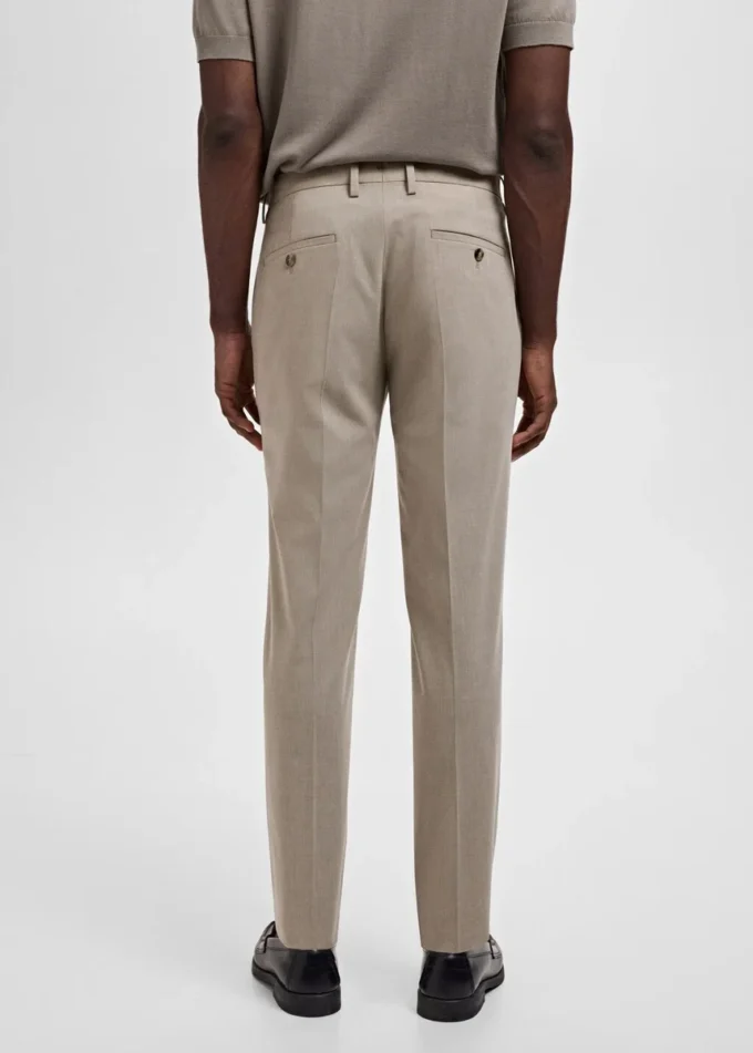 Pantalon de costume super slim-fit en tissu stretch Pantalon de costume super slim-fit en tissu stretch