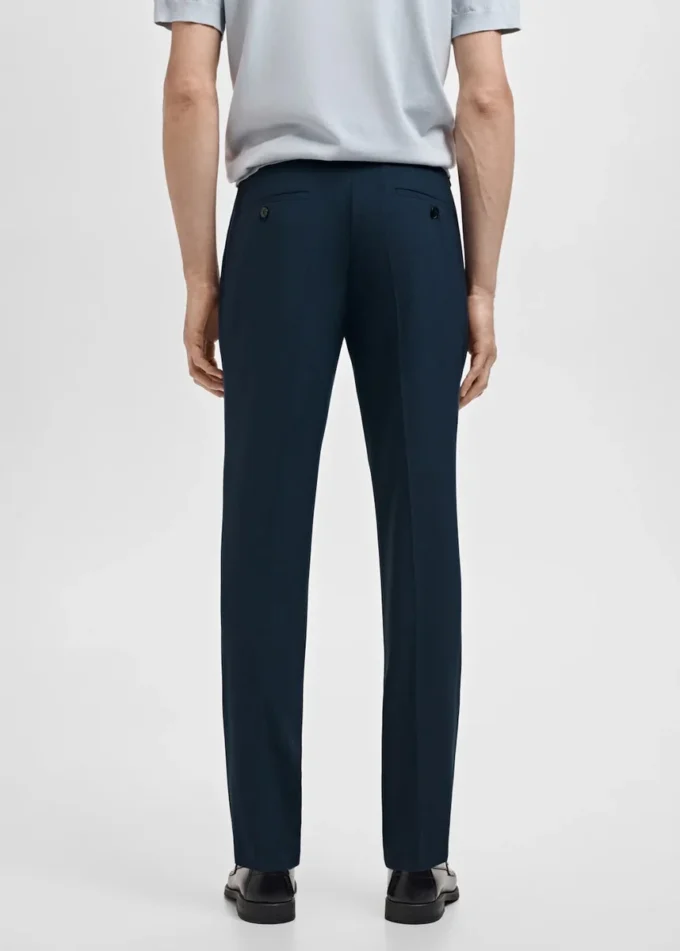 Pantalon de costume super slim-fit en tissu stretch Pantalon de costume super slim-fit en tissu stretch