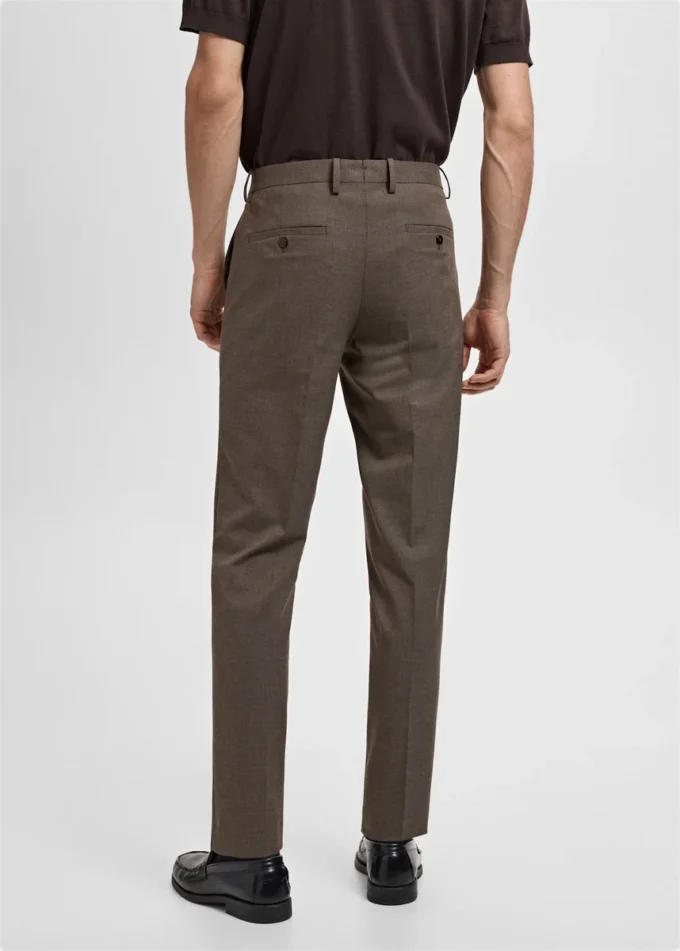 Pantalon de costume super slim-fit en tissu stretch Pantalon de costume super slim-fit en tissu stretch