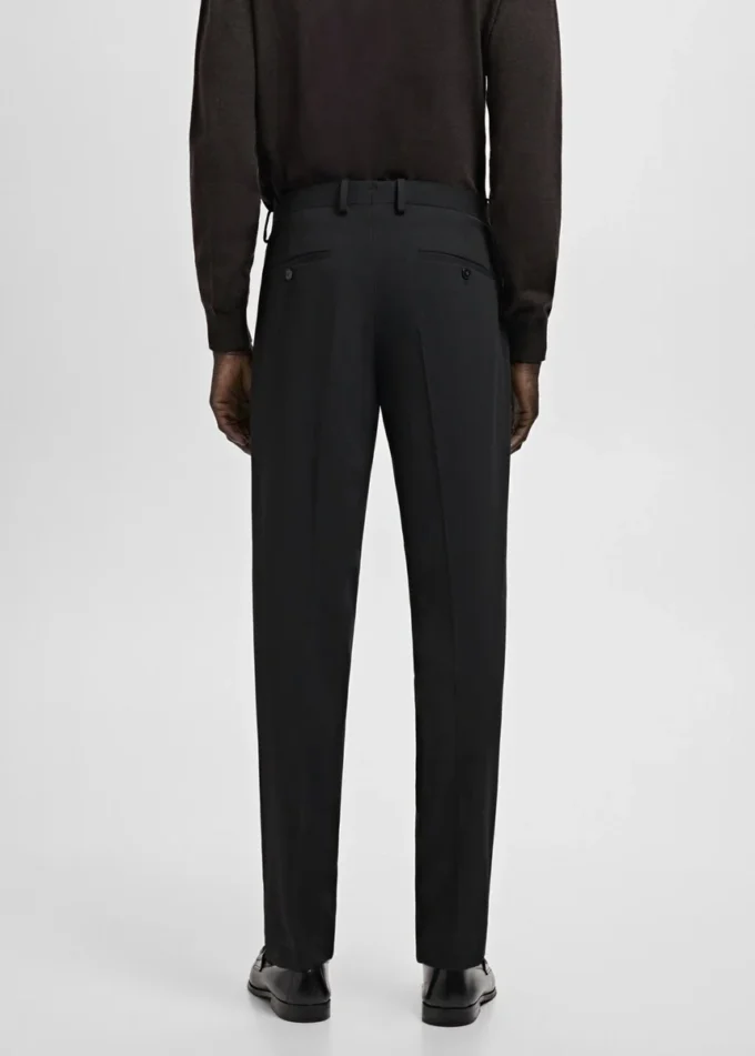 Pantalon de costume super slim-fit en tissu stretch