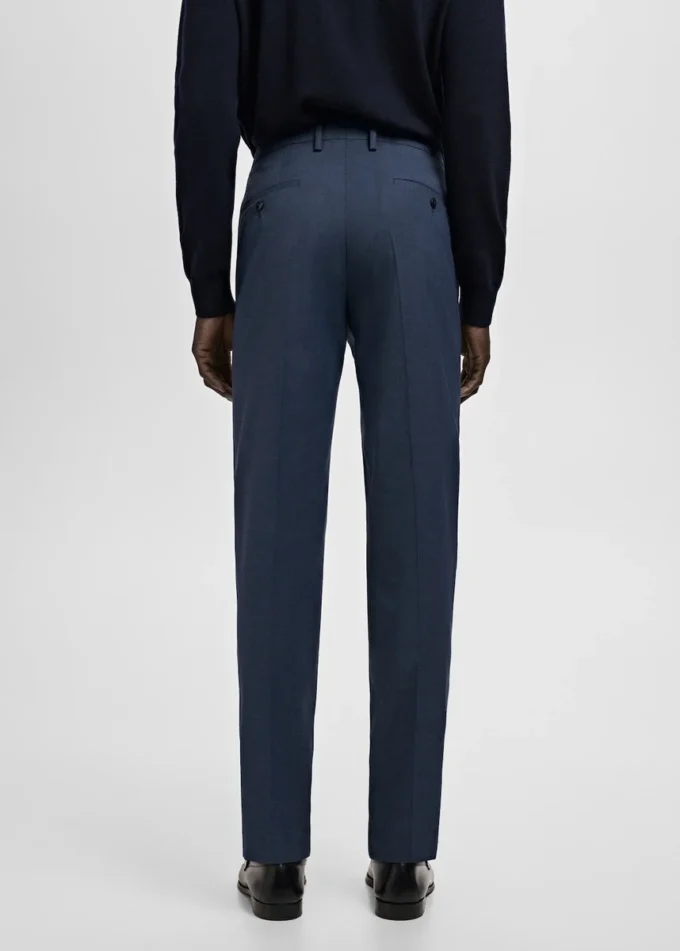 Pantalon de costume super slim-fit en tissu stretch