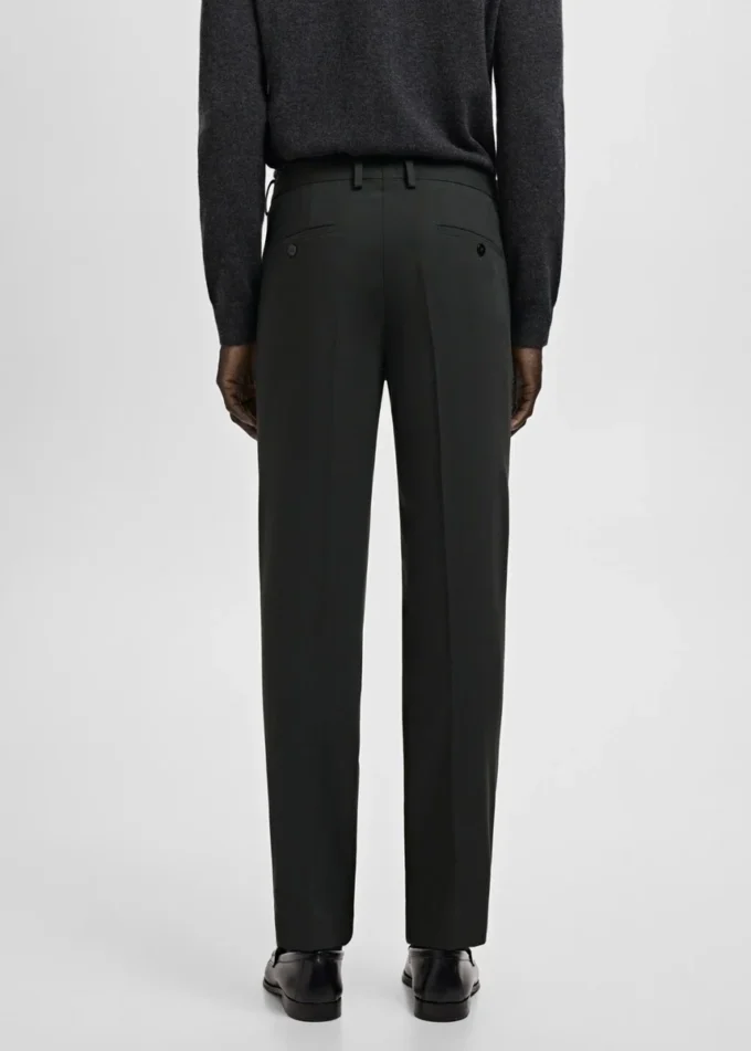 Pantalon de costume super slim-fit en tissu stretch