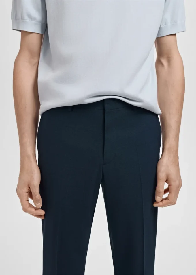 Pantalon de costume super slim-fit en tissu stretch Pantalon de costume super slim-fit en tissu stretch