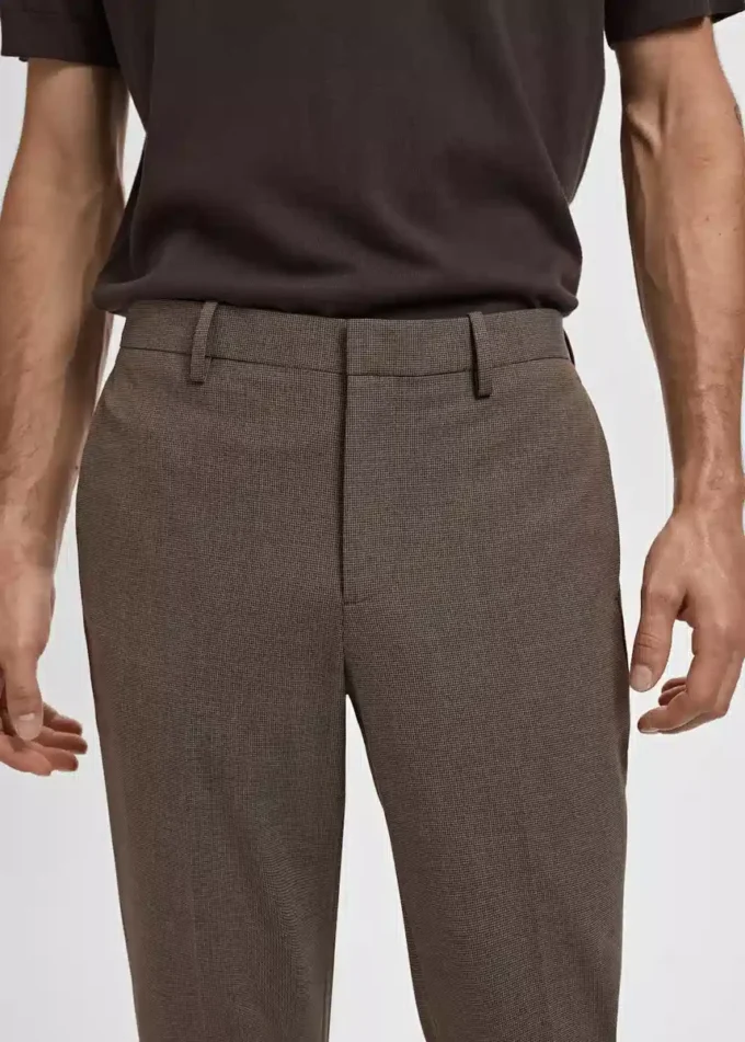 Pantalon de costume super slim-fit en tissu stretch Pantalon de costume super slim-fit en tissu stretch