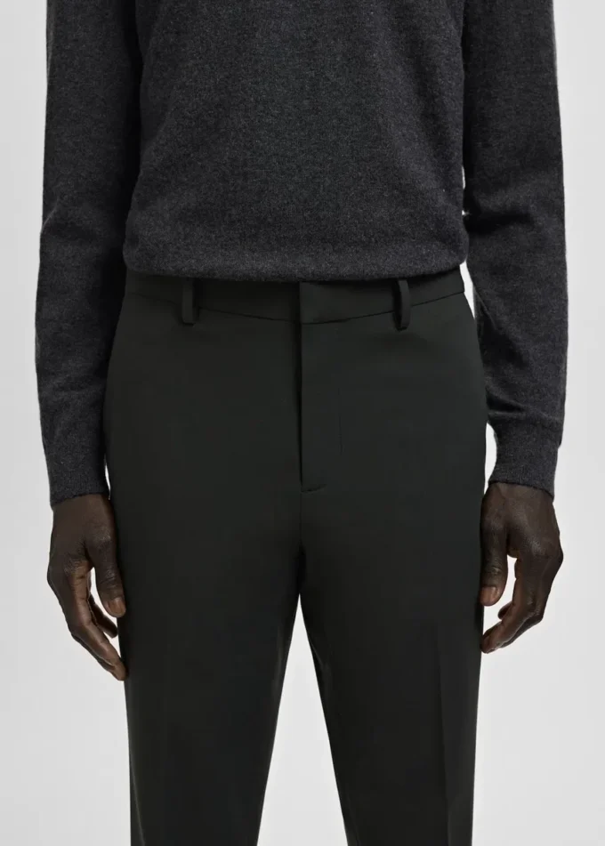 Pantalon de costume super slim-fit en tissu stretch