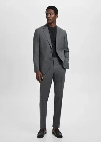 Pantalon de costume Turin 100 % laine vierge