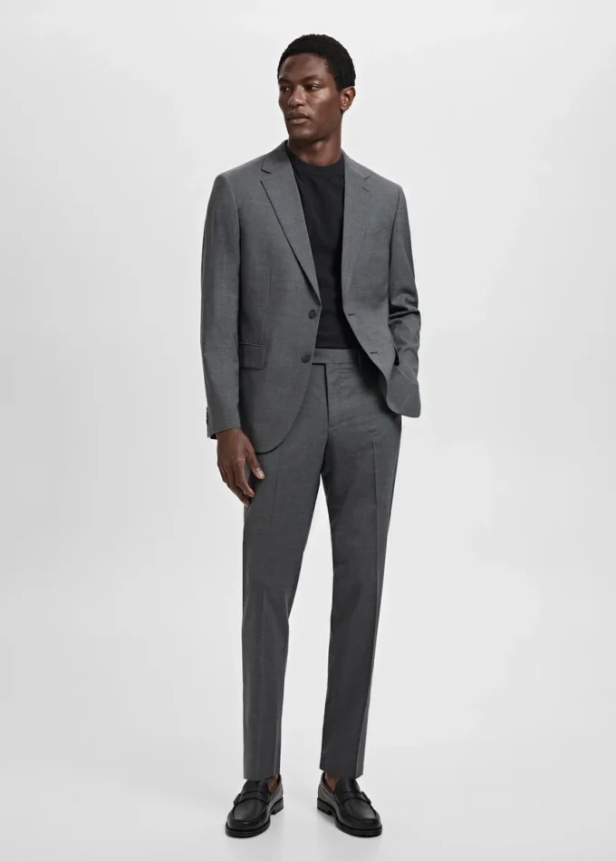 Pantalon de costume Turin 100 % laine vierge Pantalon de costume Turin 100 % laine vierge