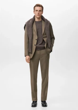 Pantalon de costume Turin 100 % laine vierge