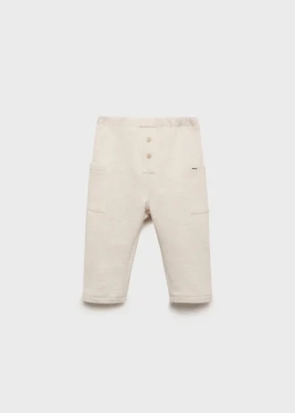 Pantalon de jogging cargo avec boutons décoratifs