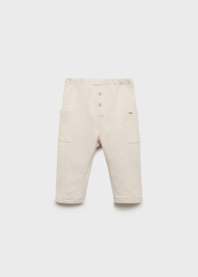 Pantalon de jogging cargo avec boutons décoratifs Pantalon de jogging cargo avec boutons décoratifs