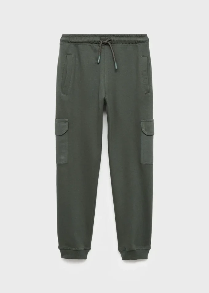 Pantalon de jogging cargo avec cordon de serrage