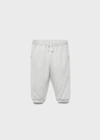 Pantalon de jogging en coton avec cordon de serrage